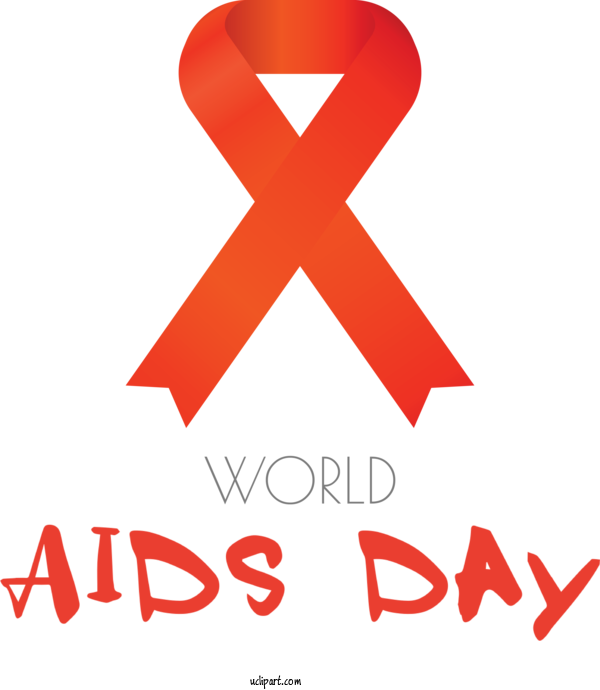 Free Holidays Logo Symbol Design For World AIDS Day Clipart Transparent Background