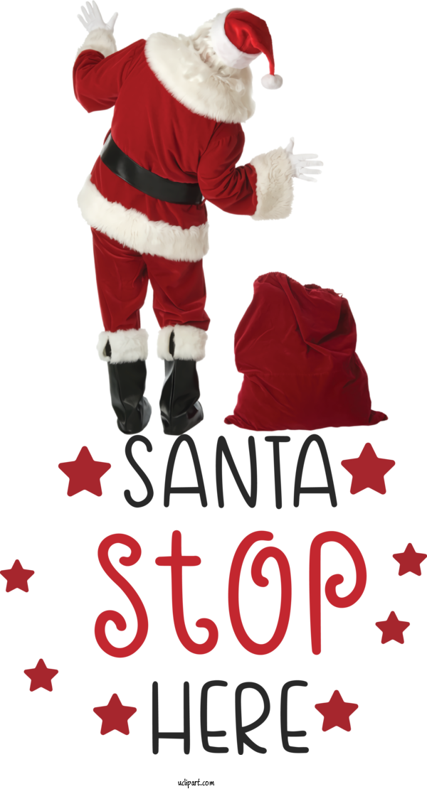 Free Cartoon Santa Claus Village Santa Claus Christmas Day For Santa Clipart Transparent Background