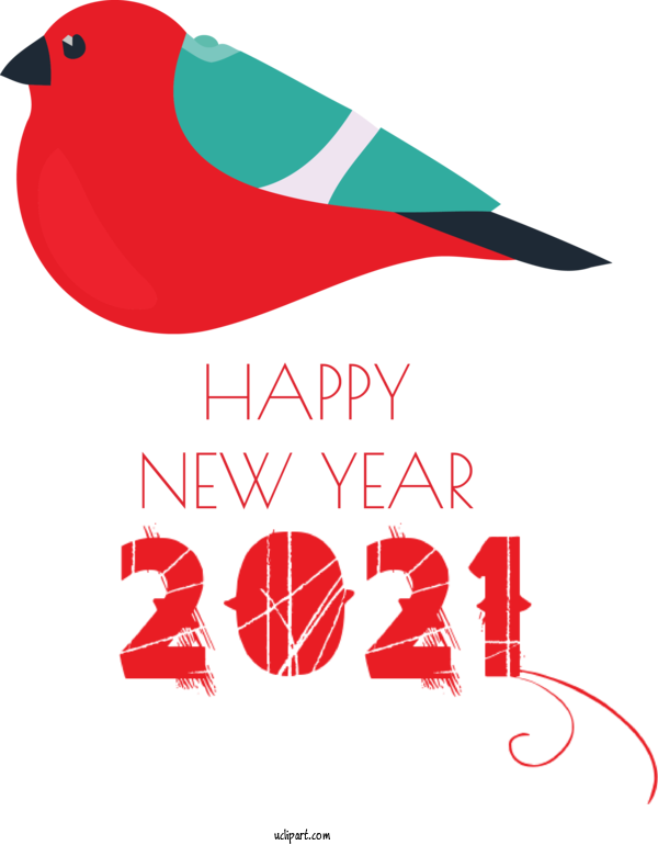 Free Holidays Birds Design Beak For New Year Clipart Transparent Background