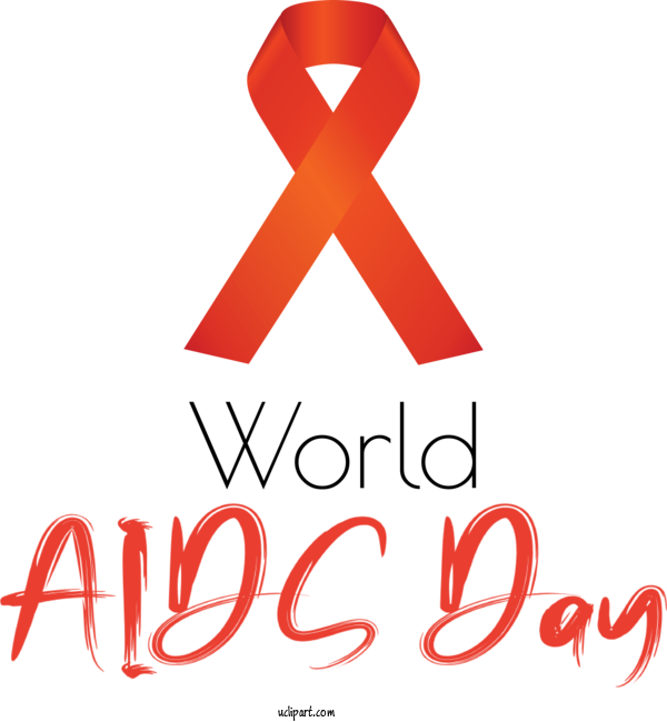 Free Holidays Logo Meter Line For World AIDS Day Clipart Transparent Background
