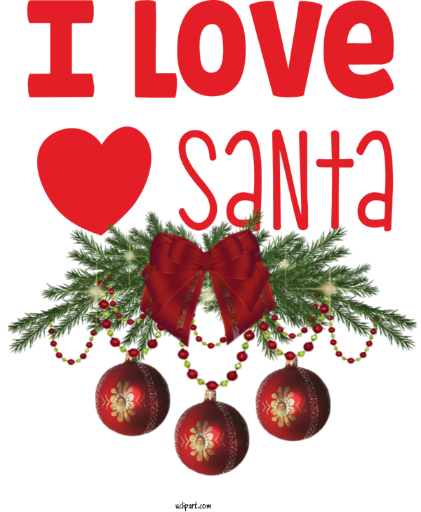 Free Cartoon Christmas Ornament Christmas Day Santa Claus For Santa Clipart Transparent Background