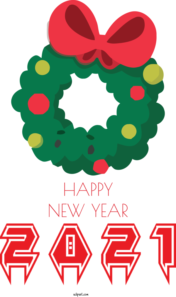 Free Holidays Floral Design Leaf Logo For New Year Clipart Transparent Background