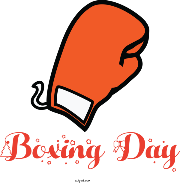 Free Holidays Logo Boxing Glove Line For Boxing Day Clipart Transparent Background