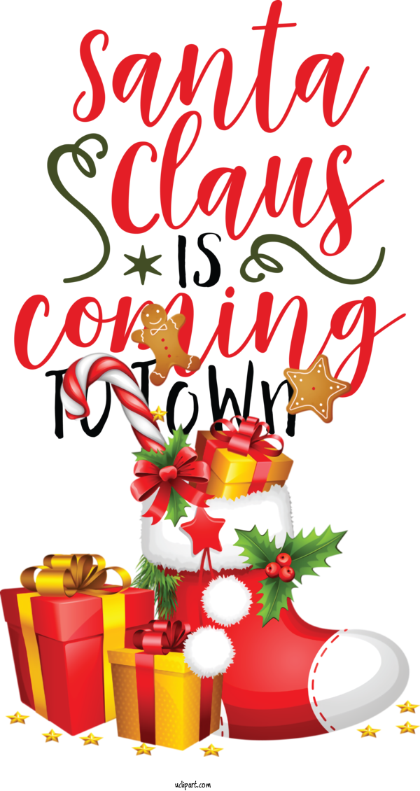 Free Cartoon Floral Design Cut Flowers Christmas Decoration For Santa Clipart Transparent Background