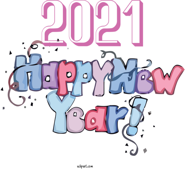 Free Holidays Cartoon Comics For New Year Clipart Transparent Background