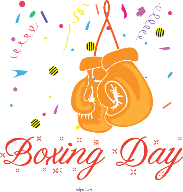 Free Holidays Cartoon Meter Line For Boxing Day Clipart Transparent Background