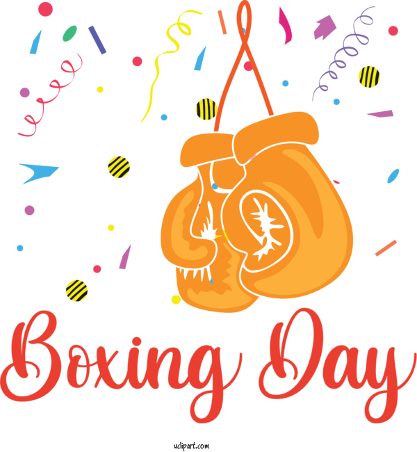 Free Holidays Cartoon Meter Line For Boxing Day Clipart Transparent Background