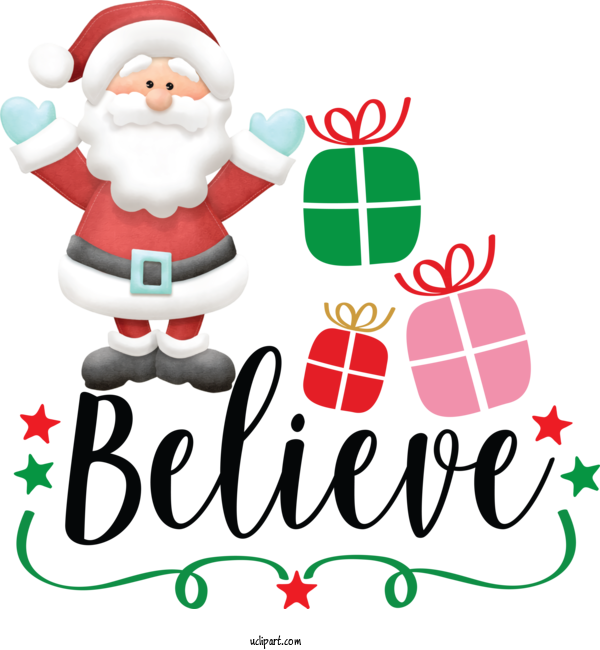 Free Cartoon Christmas Day Santa Claus New Year For Santa Clipart Transparent Background