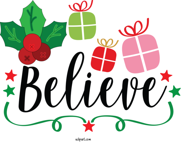 Free Cartoon Floral Design Logo Design For Santa Clipart Transparent Background