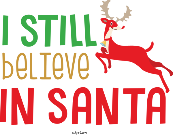 Free Cartoon Reindeer Christmas Decoration Deer For Santa Clipart Transparent Background