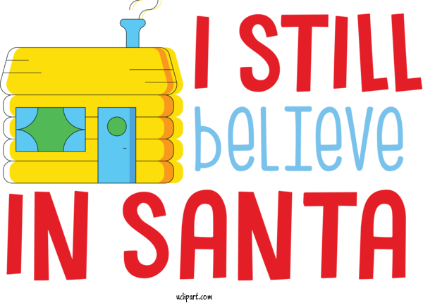Free Cartoon Logo Signage Text For Santa Clipart Transparent Background