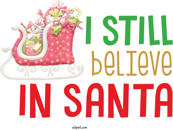 Free Cartoon Design Christmas Decoration Pattern For Santa Clipart Transparent Background