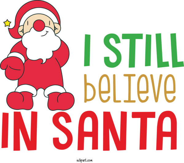 Free Cartoon Christmas Day Logo Cartoon For Santa Clipart Transparent Background