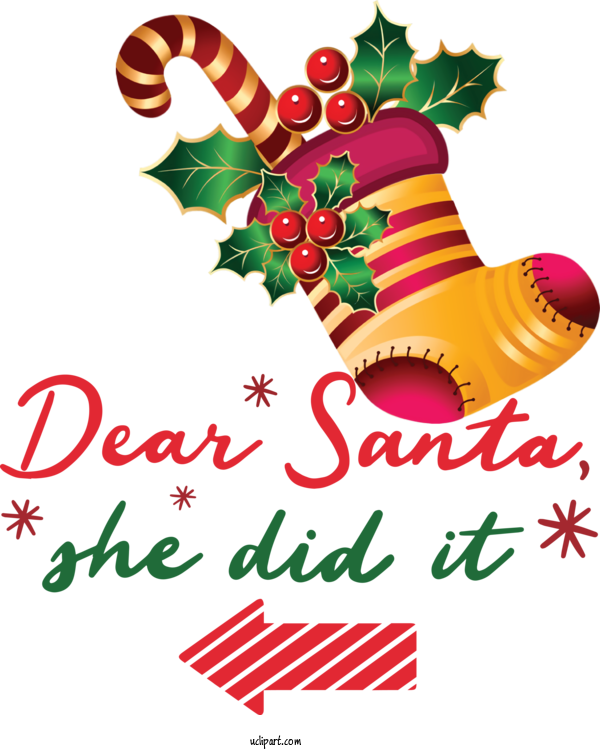 Free Cartoon Candy Cane Christmas Day Santa Claus For Santa Clipart Transparent Background