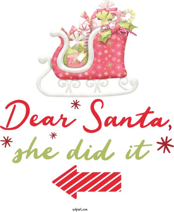 Free Cartoon Reindeer Christmas Day Santa Claus For Santa Clipart Transparent Background