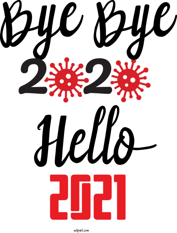 Free Holidays 2019–20 Coronavirus Pandemic 2020 Coronavirus For New Year Clipart Transparent Background