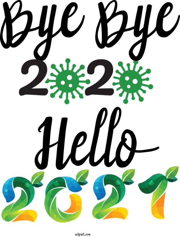 Free Holidays Logo Meter Leaf For New Year Clipart Transparent Background
