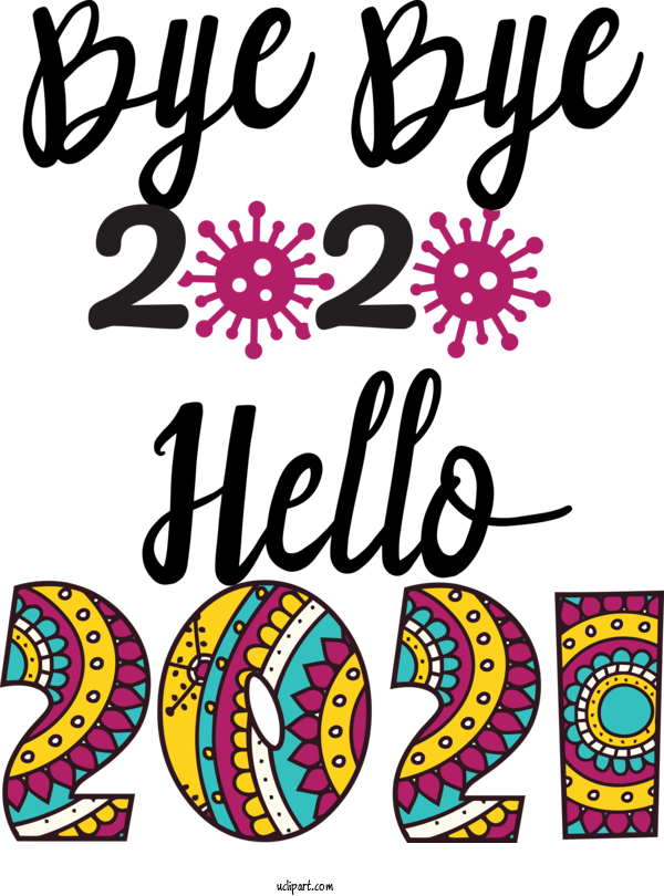 Free Holidays Visual Arts Logo Design For New Year Clipart Transparent Background