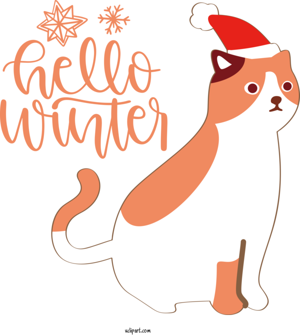 Free Nature Cat Kitten Paw For Winter Clipart Transparent Background
