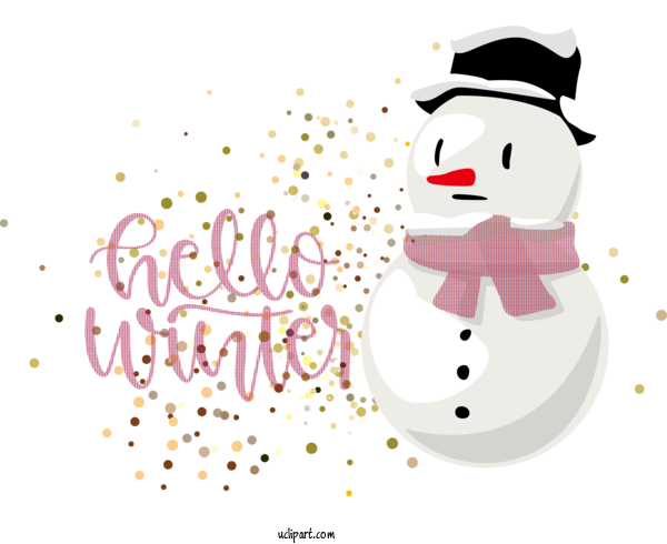 Free Nature Christmas Day Christmas Ornament Snowman For Winter Clipart Transparent Background
