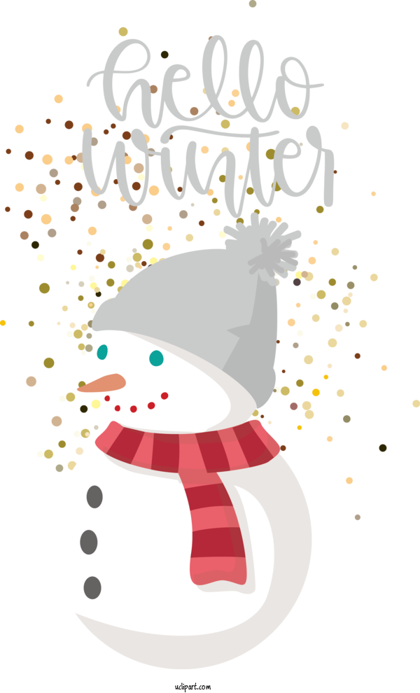 Free Nature Cartoon Drawing Christmas Day For Winter Clipart Transparent Background