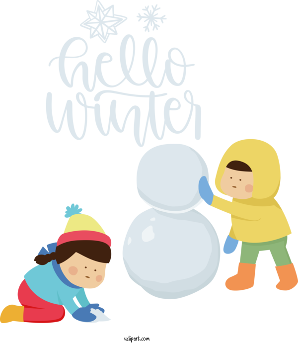 Free Nature Cartoon Drawing Humour For Winter Clipart Transparent Background