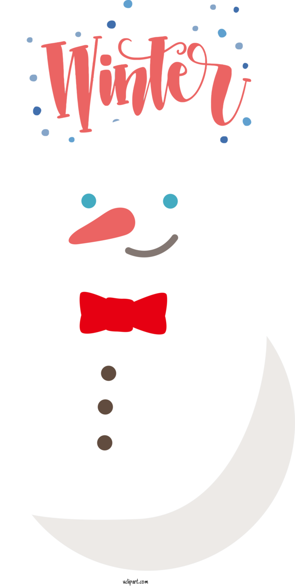 Free Nature Drawing Snowman Cartoon For Winter Clipart Transparent Background