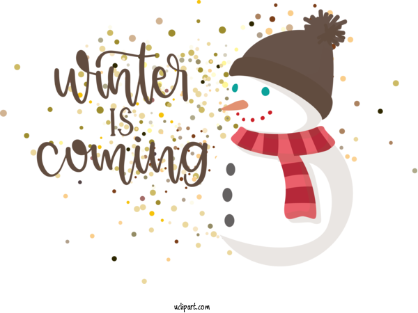 Free Nature Cartoon Christmas Day Snowman For Winter Clipart Transparent Background