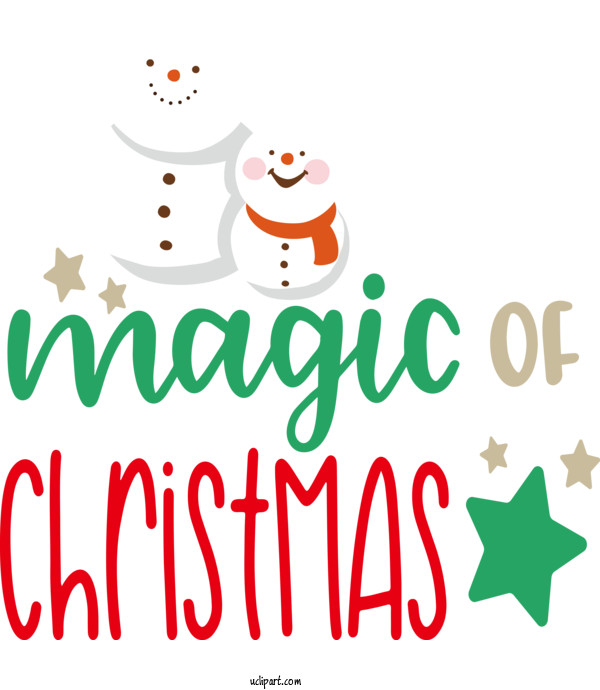 Free Holidays Christmas Decoration Logo Christmas Day For Christmas Clipart Transparent Background