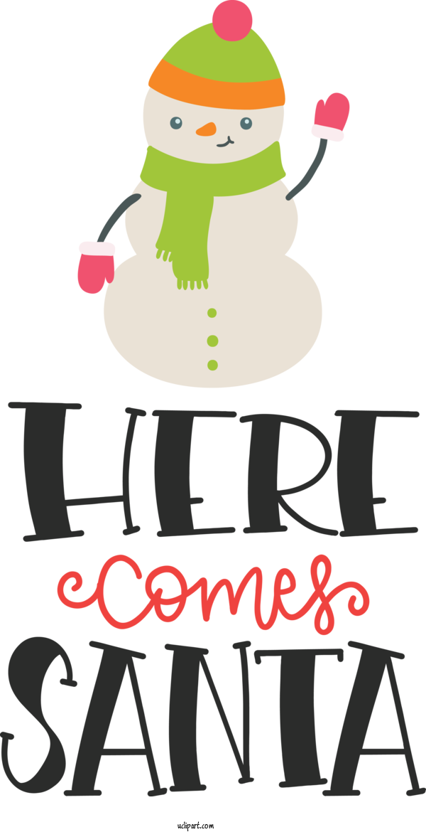 Free Cartoon Christmas Tree Design Christmas Day For Santa Clipart Transparent Background