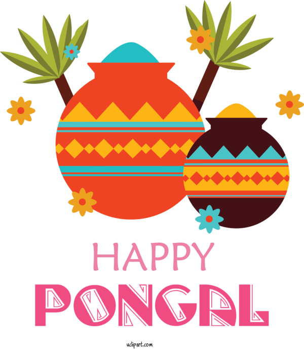 Free Holidays Royalty Free  Design For Pongal Clipart Transparent Background