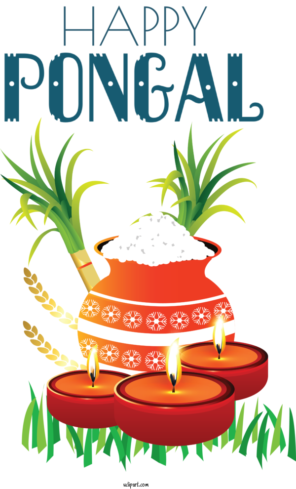 Free Holidays GIF Transparency Line Art For Pongal Clipart Transparent Background