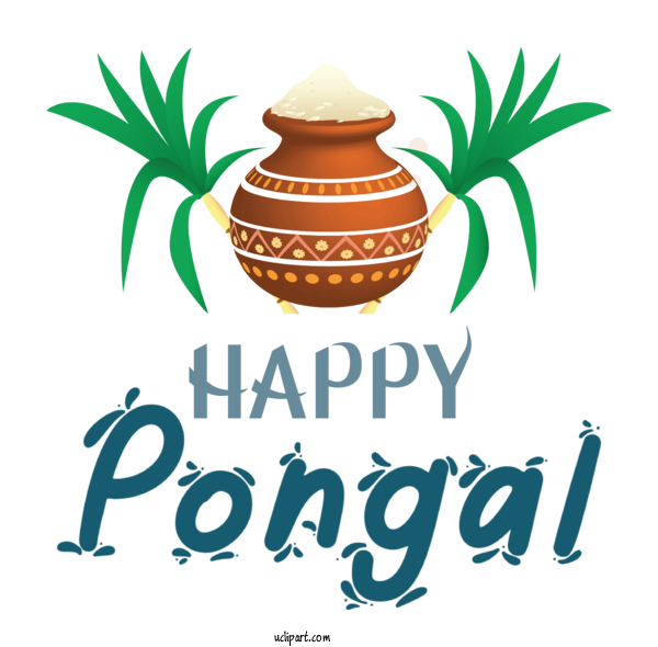 Free Holidays Logo Flower Meter For Pongal Clipart Transparent Background
