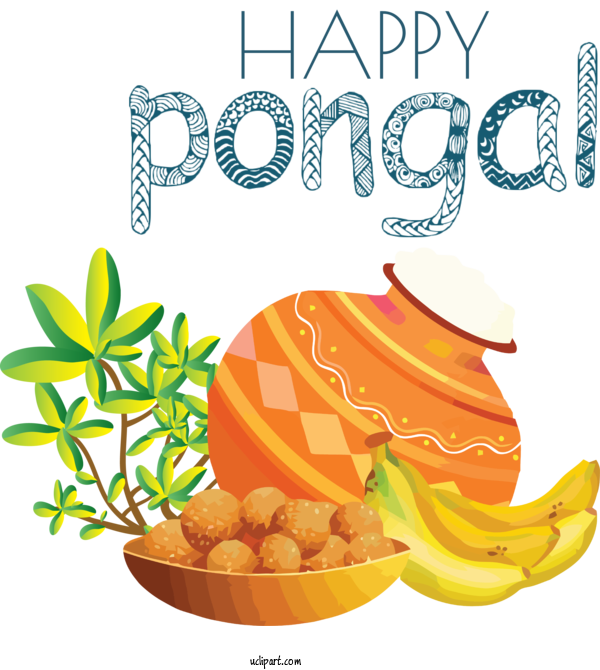 Free Holidays Vegetarian Cuisine Vegetable For Pongal Clipart Transparent Background