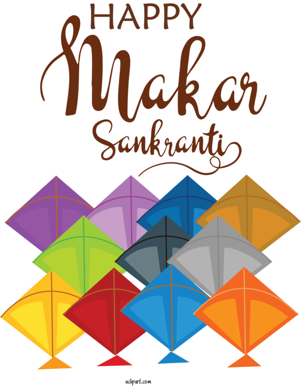 Free Holidays Drawing Kite Transparency For Makar Sankranti Clipart Transparent Background