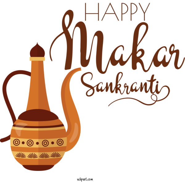 Free Holidays Makar Sankranti Pongal Harvest Festival For Makar Sankranti Clipart Transparent Background
