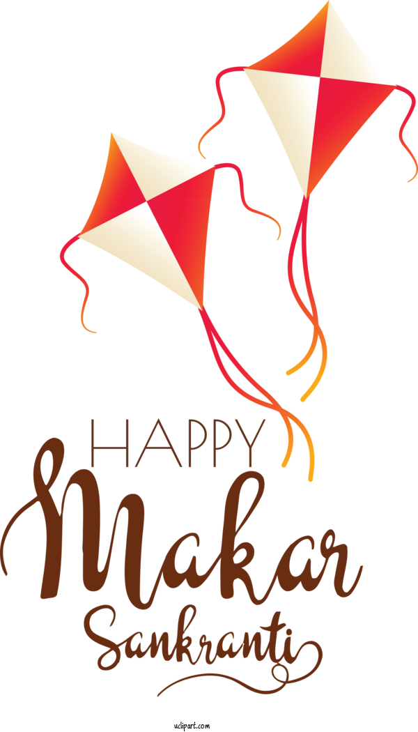 Free Holidays Logo Paper Design For Makar Sankranti Clipart Transparent Background