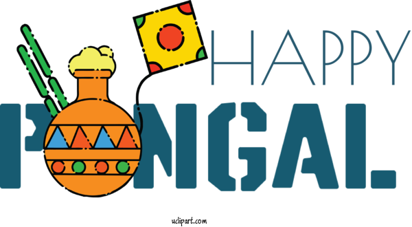 Free Holidays Logo Cartoon Meter For Pongal Clipart Transparent Background