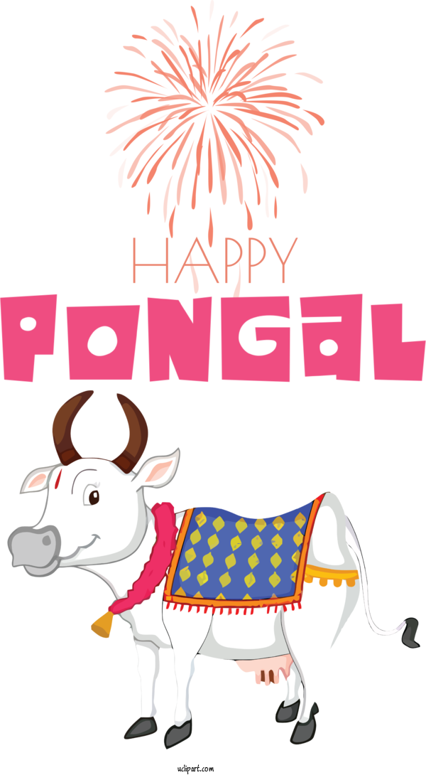 Free Holidays Goat Pongal Pongal For Pongal Clipart Transparent Background