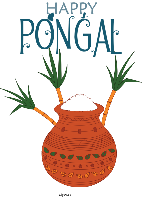 Free Holidays Vegetable Produce Hay Flowerpot With Saucer For Pongal Clipart Transparent Background