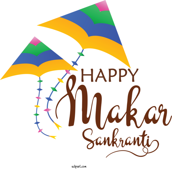 Free Holidays Logo Birthday Greeting Card For Makar Sankranti Clipart Transparent Background