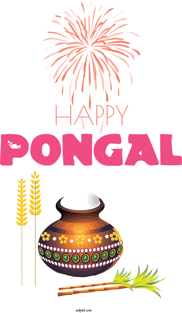 Free Holidays Logo Design Festival For Pongal Clipart Transparent Background