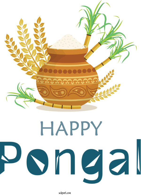 Free Holidays Pongal Pongal Rice For Pongal Clipart Transparent Background