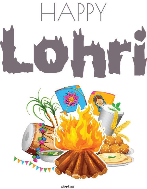 Free Holidays Lohri Festival Pongal For Lohri Clipart Transparent Background