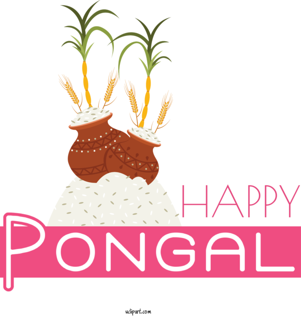 Free Holidays Pongal Festival Rangoli For Pongal Clipart Transparent Background