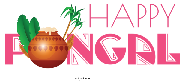 Free Holidays Logo Design Meter For Pongal Clipart Transparent Background