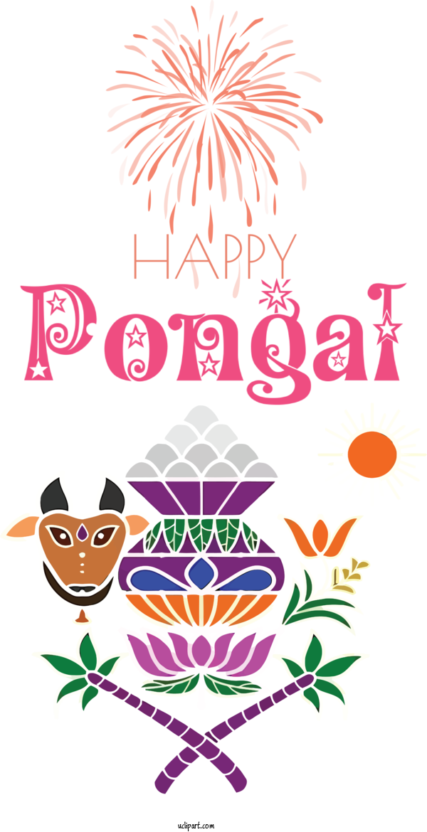 Free Holidays Drawing Abstract Art Painting For Pongal Clipart Transparent Background
