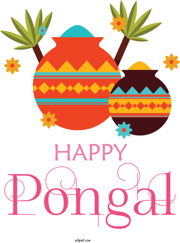 Free Holidays Royalty Free  Text For Pongal Clipart Transparent Background
