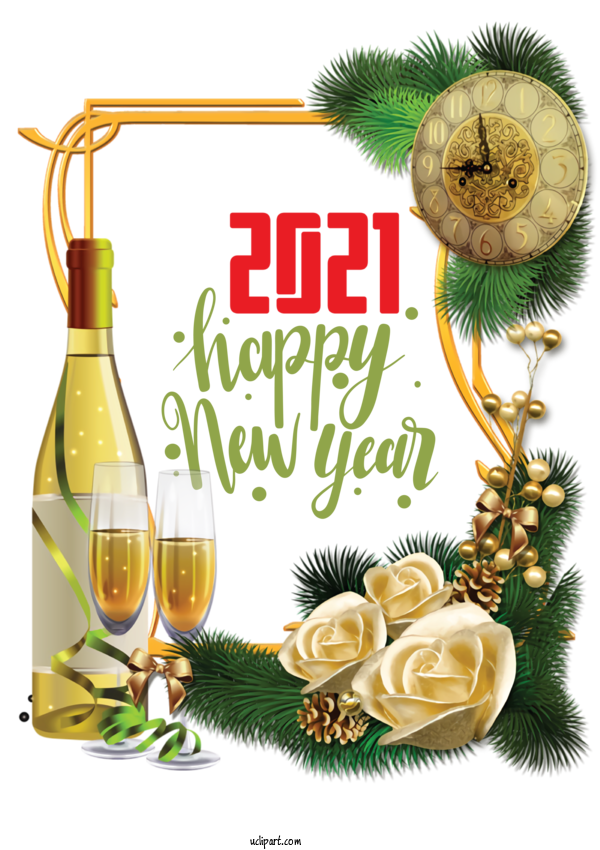 Free Holidays New Year's Day New Year New Year's Eve For New Year Clipart Transparent Background