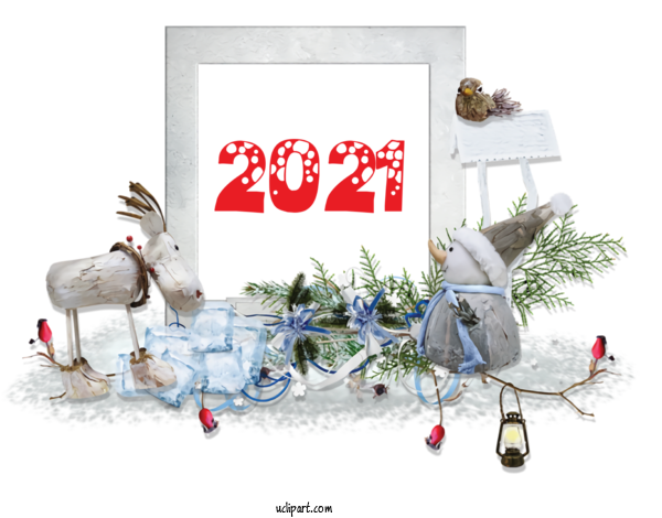 Free Holidays Painting Picture Frame Christmas Day For New Year Clipart Transparent Background